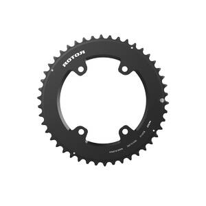 ROTOR ROUND RING GRX BCD110X4 46T(FOR 30) OUTER BLACK Chainring