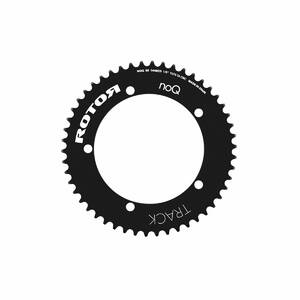 ROTOR ROUND CHAINRING 49T BCD144X5 1/8'' BLACK Chainring