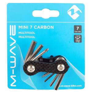 M-WAVE Mini 7 Carbon mini herramienta pegable