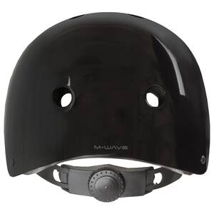 M-WAVE LAUNCH glossy black BMX helmet