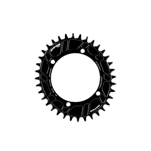 ROTOR Q RINGS MTB BCD100X4 34T BLACK (T-Type Compatible) Plato