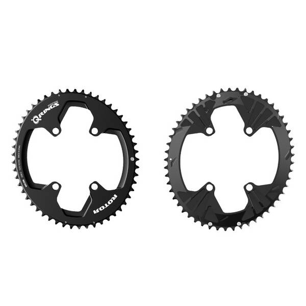 ROTOR Q RINGS BCD110X4 52T(FOR 36) OUTER BLACK Chainring