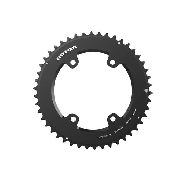 ROTOR ROUND RING GRX BCD110X4 48T(FOR 31) OUTER BLACK Chainring