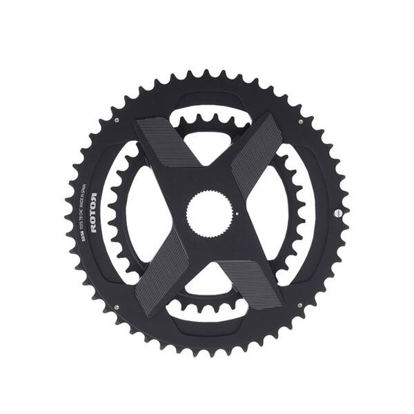 ROTOR ROUND RINGS DM 50/34T BLACK Chainring