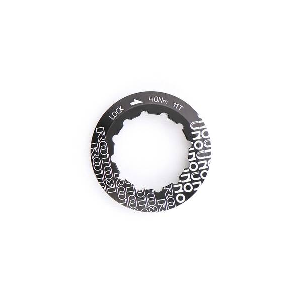 ROTOR CASSETTE LOCK RING 11T BLACK locking ring