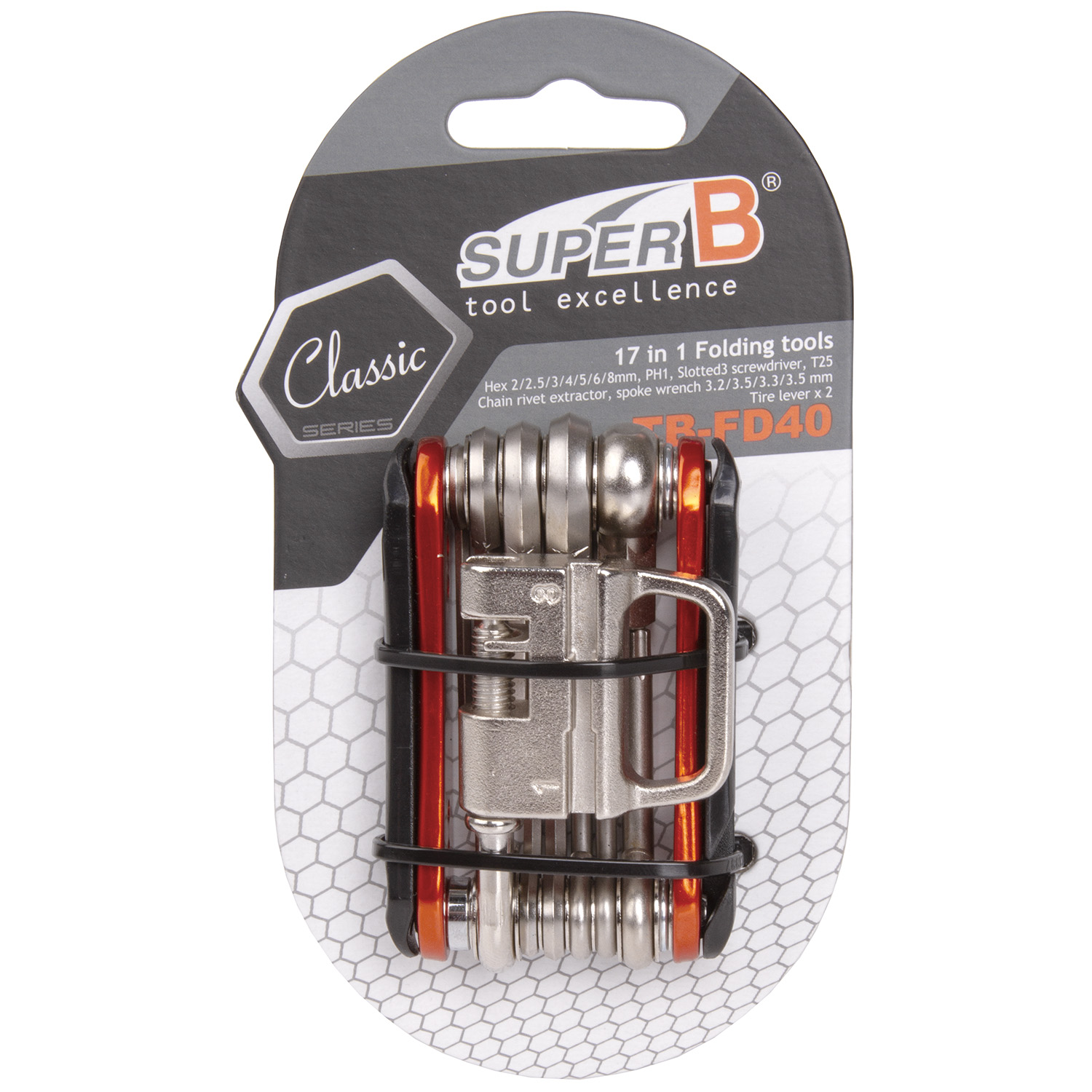 SUPER B TB-FD 40 Multitool | Messingschlager